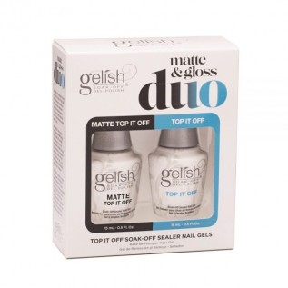 Gelish Matte and Gloss Duo