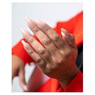 Gelish Soft Gel Tips – Medium Coffin Nude 120 stuks stuks