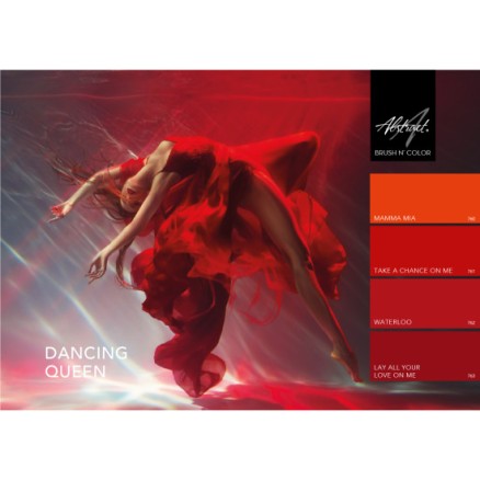 Abstract Brush N' Color  Collectie DANCING QUEEN 4 x 10ml