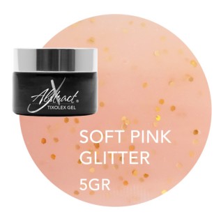 Abstract TiXOLex  SOFT PINK GLITTER